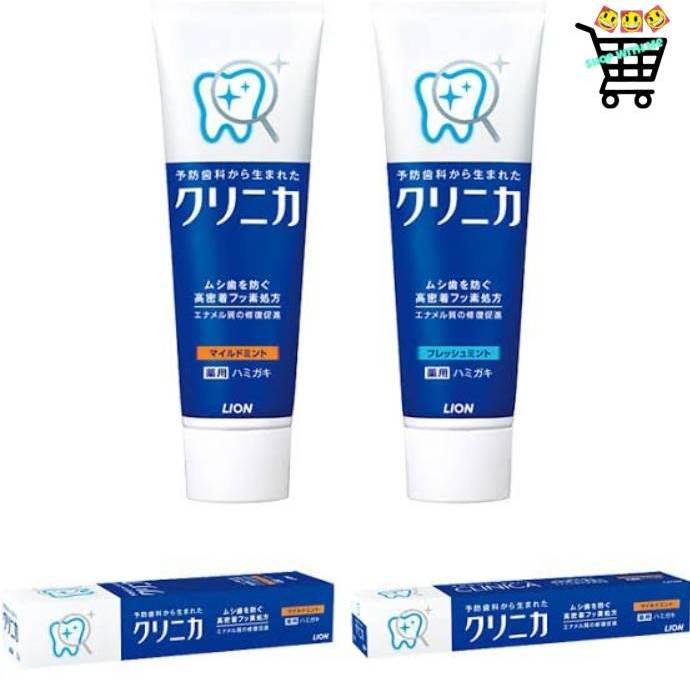 Lion Clinica ยาสีฟัน อันดับ 1 ญี่ปุ่น ทำให้ฟันขาว ดับกลิ่นปาก สูตรผสมซีลิก้า 130 กรัม