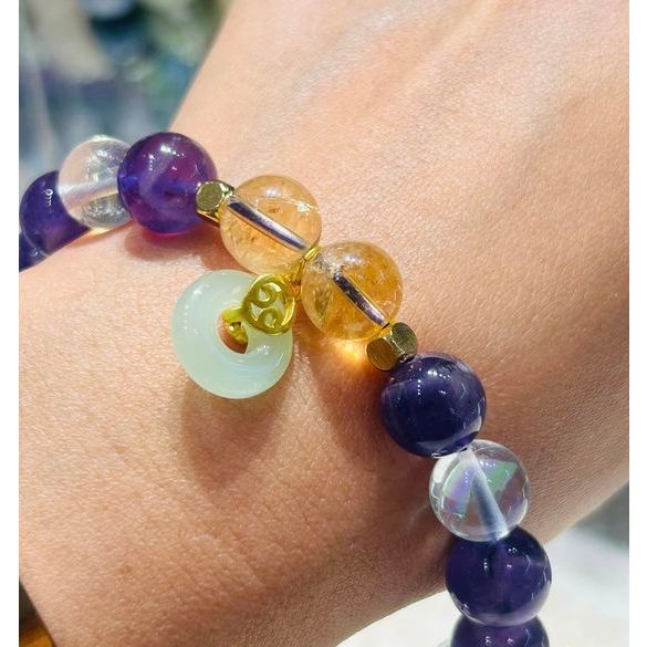 ‎ัy160กำไลหินนำโชคหิน 3 ประสาน