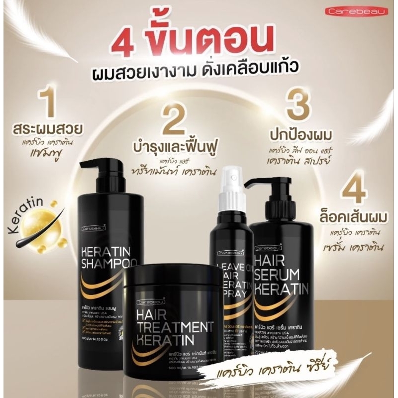 เคราตินเคลือบแก้วบำรุงเส้นผม