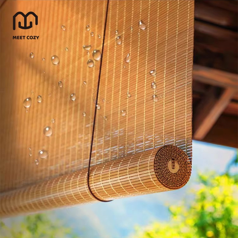 MEET COZY มู่ลี่ไม้ไผ่ outdoor/กลางแจ้ง มู่ลี่บังแดด มู่ลี่บังแดด วัสดุธรรมชาติ  # 1 H-A out