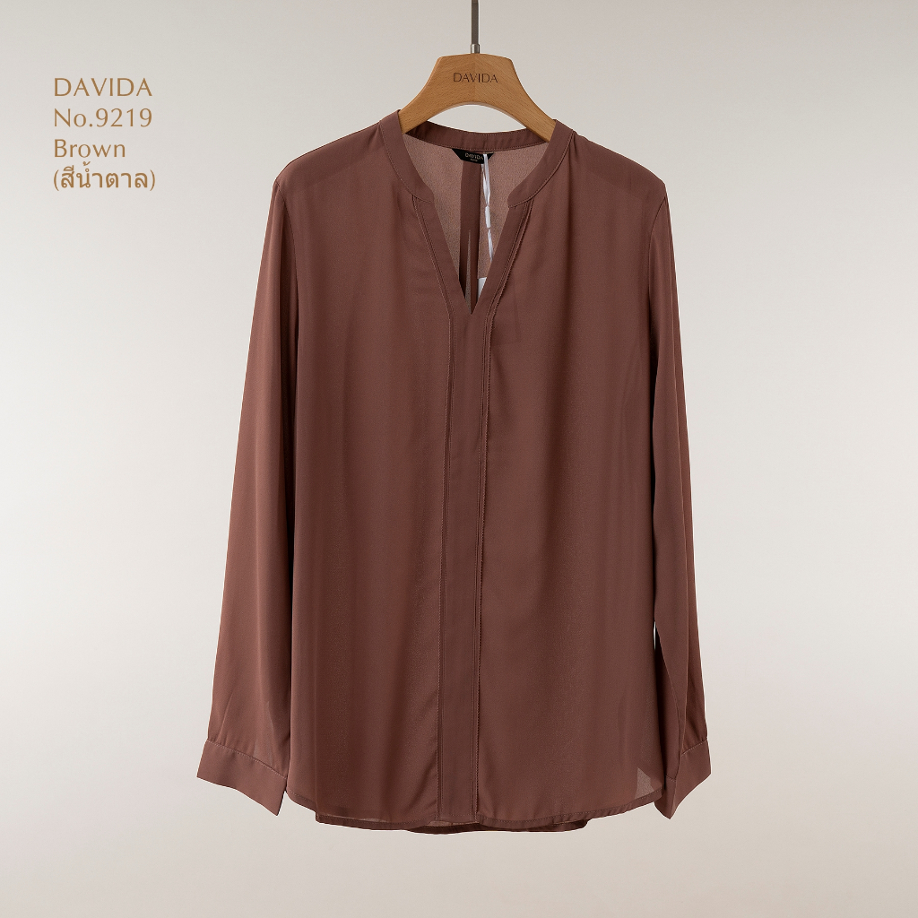 เสื้อเชิ๊ตแขนยาว DAVIDA #9219