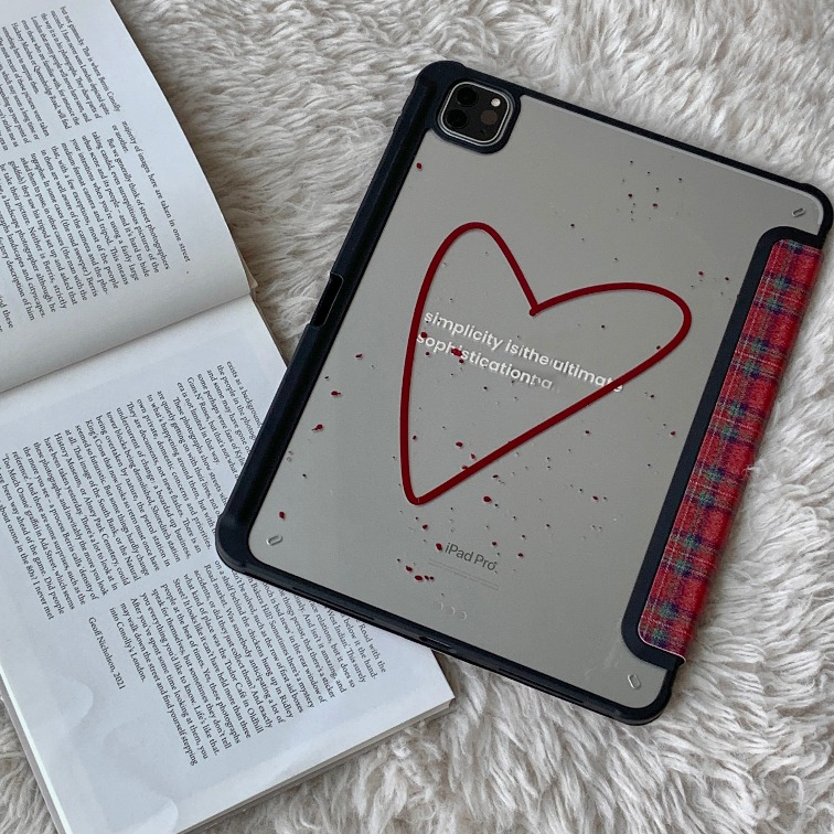 🔥พร้อมส่ง🔥เคสiPad Gen12 Gen11 Air8 Acrylic ช่องใส่ปากกาขวา ขัดแตะ เคสไอแพด Air7 Air6 Gen10 Gen9 10.2