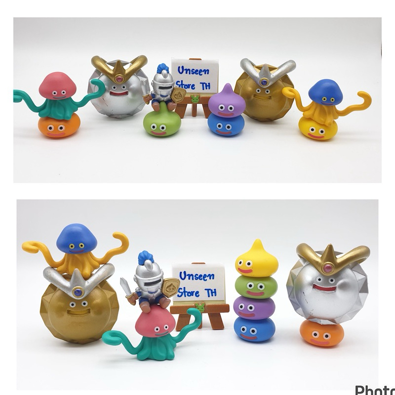 Dragon Quest gashapon โมเดลต่อตัว (Slime knight set)