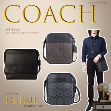 coach 🔥พร้อมส่ง🔥กระเป๋าสะพายข้างผู้ชาย กระเป๋าผู้ชาย 54788 26068 71765 กระเป๋าทำงาน