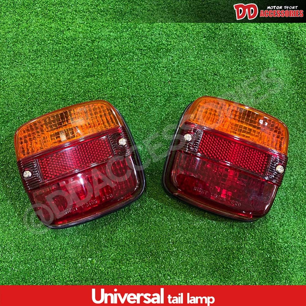 ไฟท้าย อเนกประสงต์ สำหรับดัดแปลง 12V ใส่รถได้ทุกชนิด มอเตอร์ไซค์ รถเก๋ง รถกระบะ สามล้อ ราคาต่อ 1 ดวง