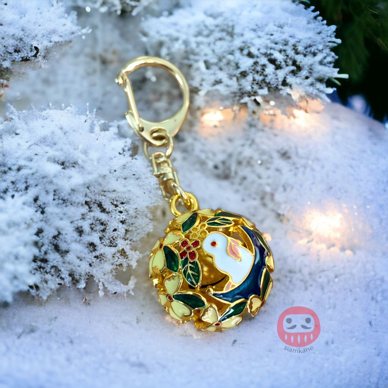 กระพรวนญี่ปุ่น กระต่ายน้อย ศาลาทอง ลูกใหญ่ เสียงดังสะใจ