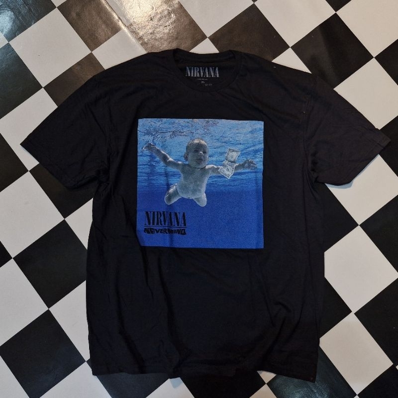 เสื้อวง "Nirvana ลายปกอัลบั้ม Nevermind" มือ1 ลิขสิทธิ์แท้