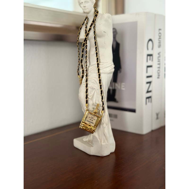 used Chanel perfume necklace vintage