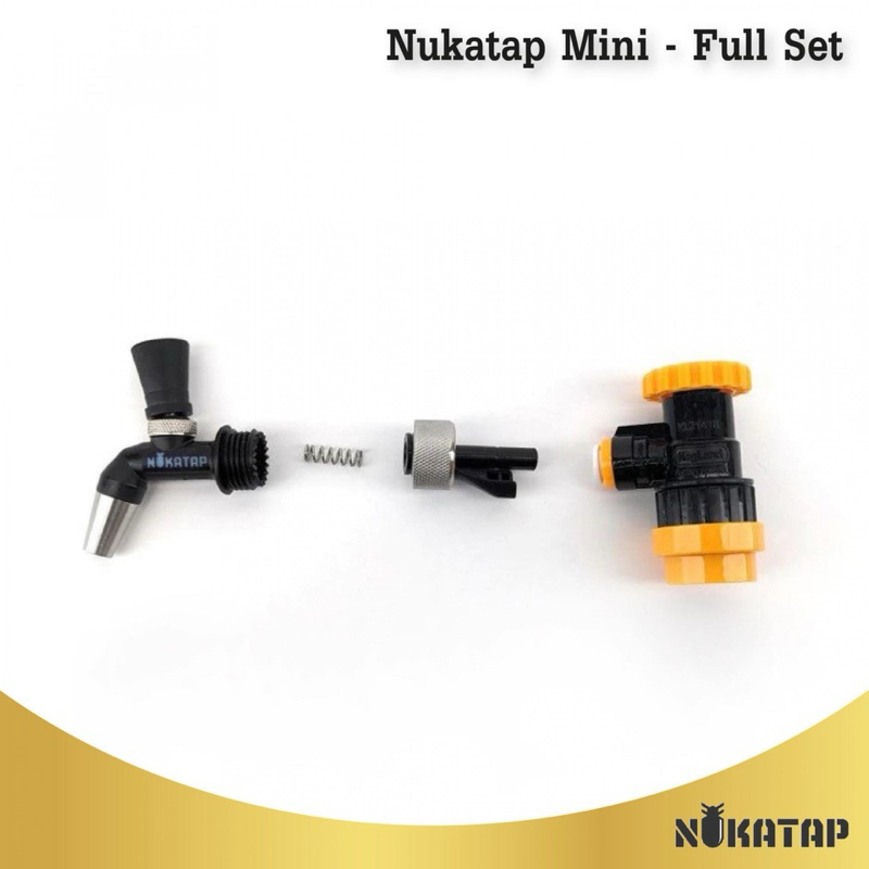 Nukatap Mini - Full Set with Flow Control Ball Lock Disconnect (POK)