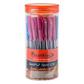 ปากกาลูกลื่น 0.5 GeloPlus Spiritแพ็ค36 ควอนตั้ม 1233