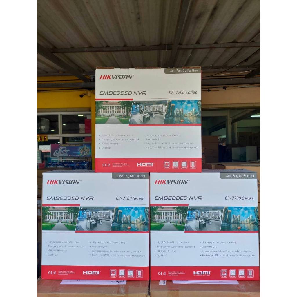 DS-7716NI-K4 เครื่องบันทึกภาพ กล้องวงจรปิด Hikvision 4K 16ch 1.5U 4K NVR