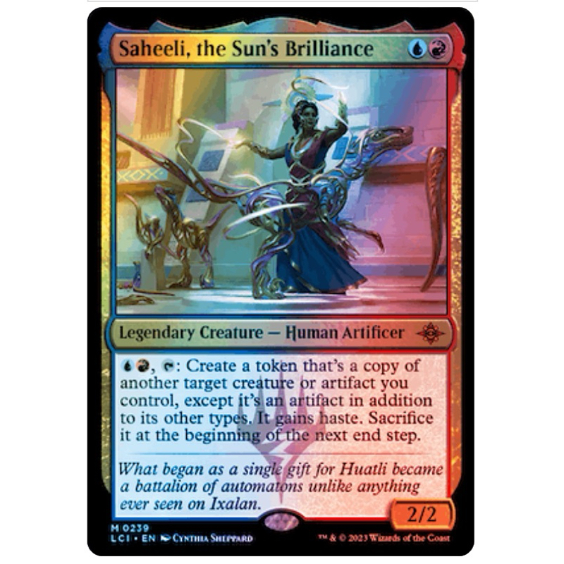 The Lost Caverns of Ixalan Foil: Saheeli, the Sun's Brilliance