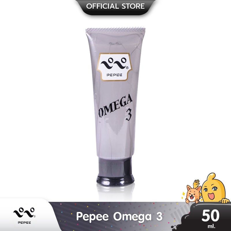 Pepee Omega 3 เจลหล่อลื่นญี่ปุ่น สูตรน้ำ แบบเพิ่มความหอมแบบพิเศษ บรรจุ 1 ชิ้น (ขนาด 50 ml.)