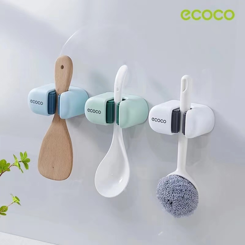 My home พร้อมส่งECOCO ที่แขวนไม้กวาด ไม่ต้องเจาะ ที่เก็บไม้กวาด แข็งแรงรับน้ำหนักได้มากไซต มีให้เลือก 3สี รูปที่ 5