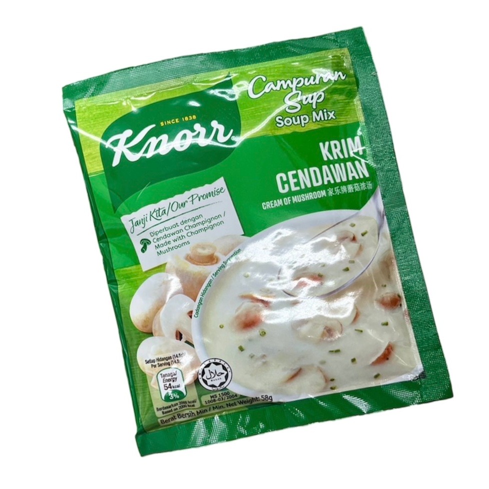 Knorr คนอร์ ซุปครีมเห็ดเชมปิญอง กึ่งสำเร็จรูป 58 กรัม