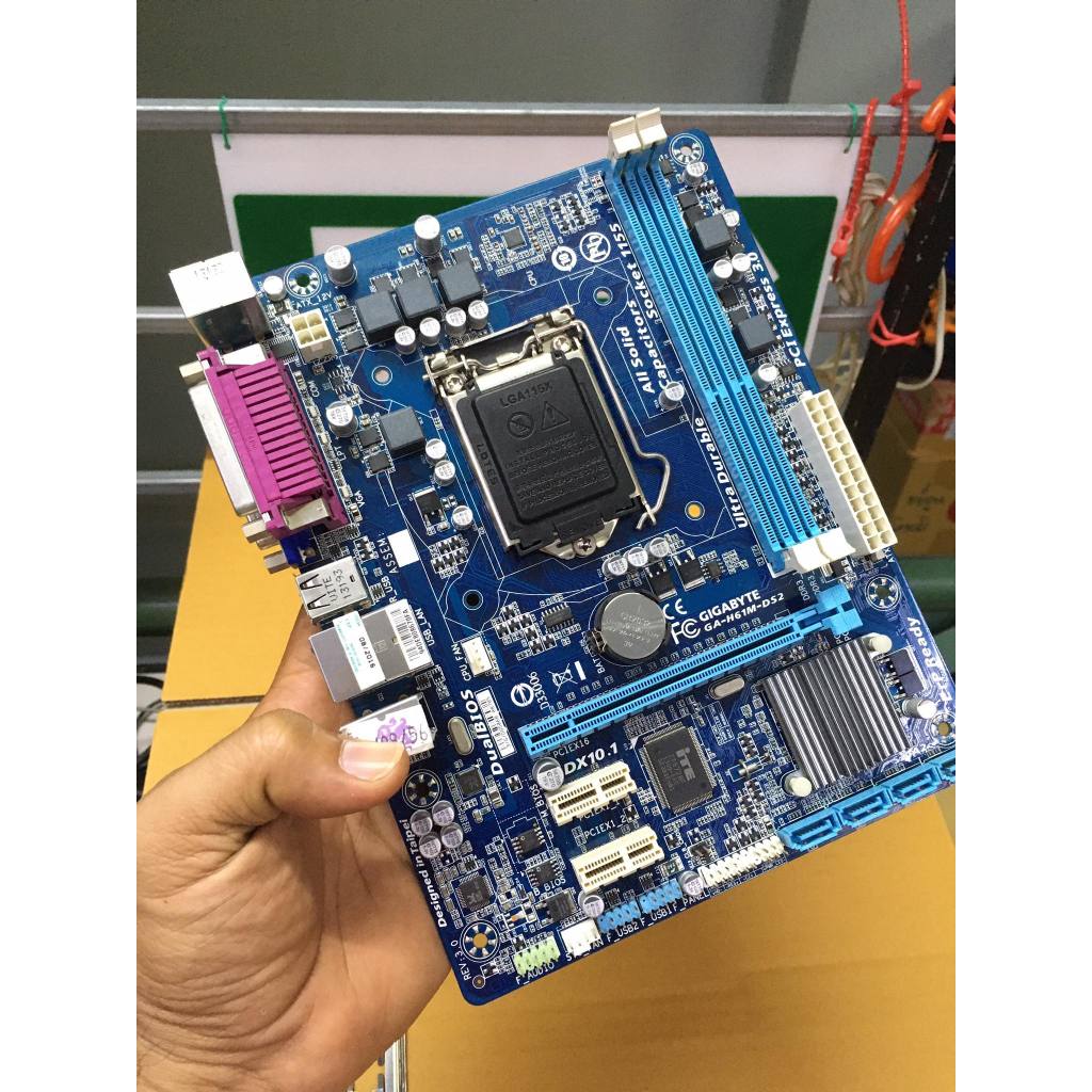 เมนบอร์ด MB Gigabyte LGA 1155 มือสองสภาพดีมีผลเทส