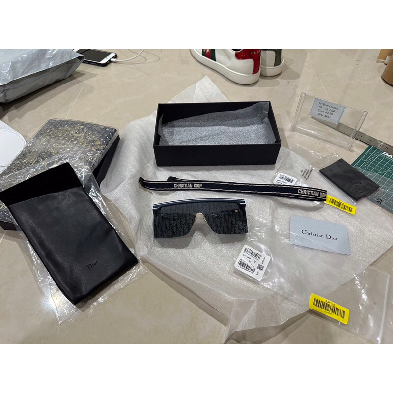 ❤️New CHRISTIAN DIOR DIORCLUB M1U Sunglasses Blue Lens Dior Logo มือ1 ปี 23   อุปกรณ์ครบครับ