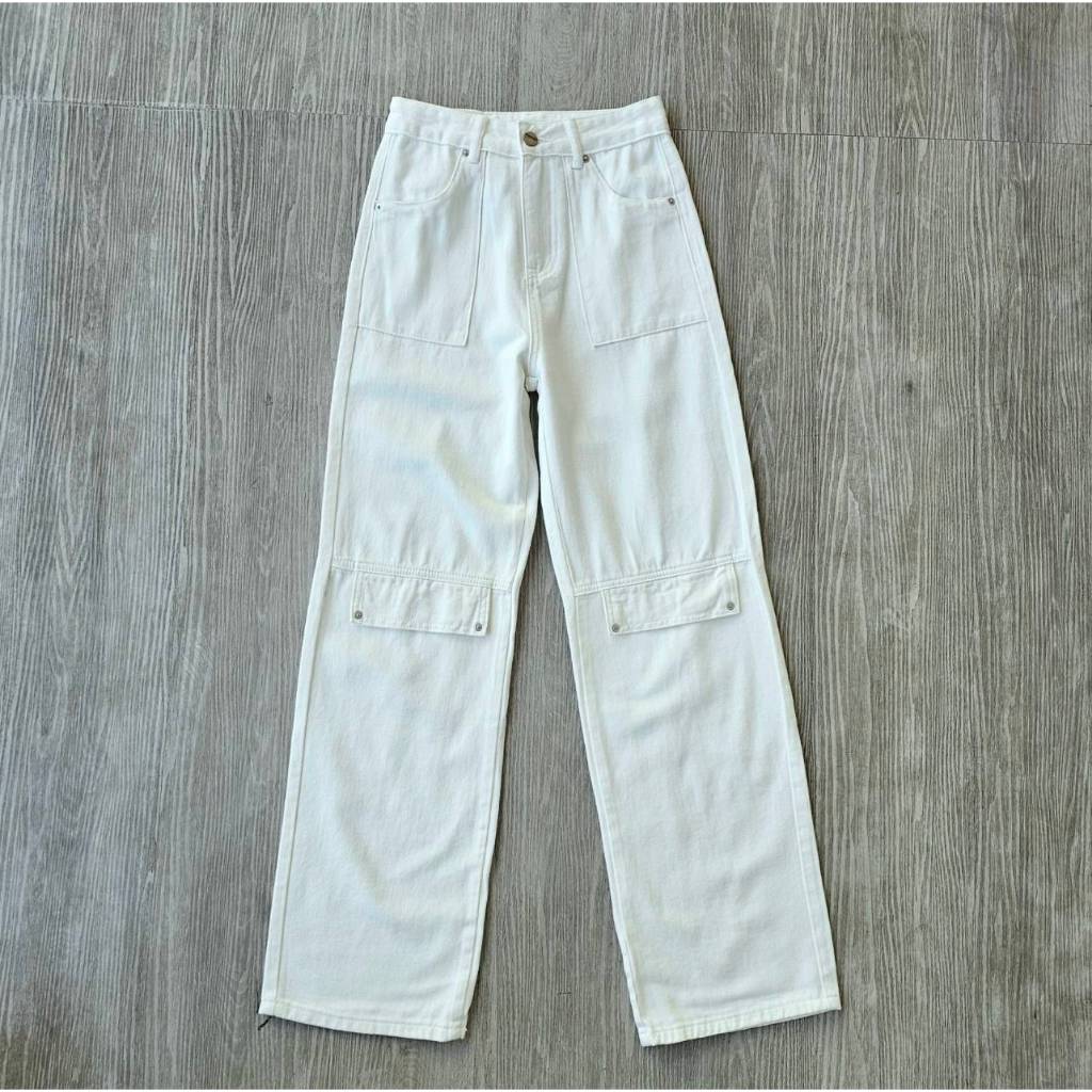 Niyom Jeans : รุ่นCP001 กางเกงยีนส์ผู้หญิง ทรงกระบอก