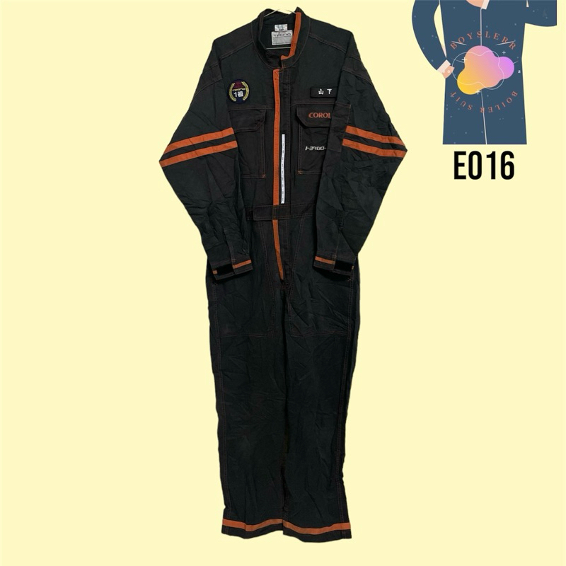 TOYOTA #E016 / 160 size: 2L ชุดหมี ชุดช่าง ชุดหมีมือสอง ชุดช่างมือสอง