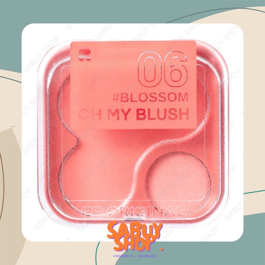 (4.3g.x1ตลับ) 2P Original Oh My Blush โอ้ มาย บลัช