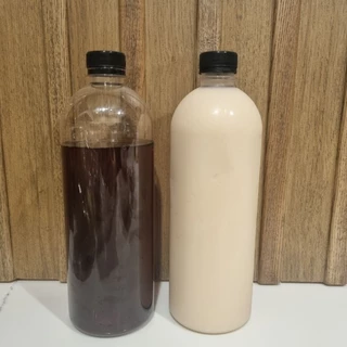 ขวดน้ำ ขวดพลาสติก PET 1000 ml x 50 ขวด กลมเรียบ พร้อมฝาเลือกสีได้ (โรงงานผลิตขวดโดยตรง ปลีก/ส่ง)