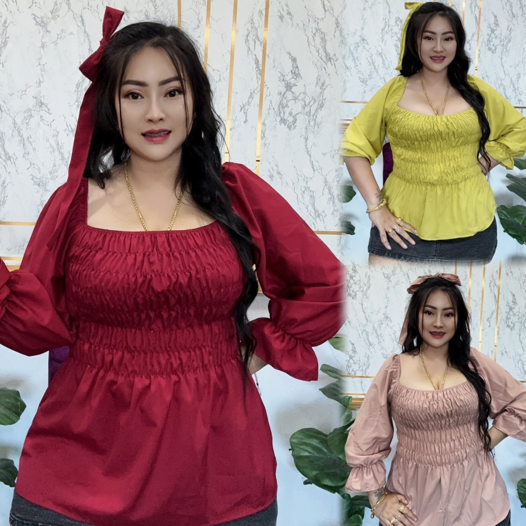 เสื้อคนอ้วนปอปังแฟชั่น ฟรีไซส์ อก 40-46 ยาว 25 เชือกมีบ้างไม่มีบ้างนะคะ **สมอครอบอก**