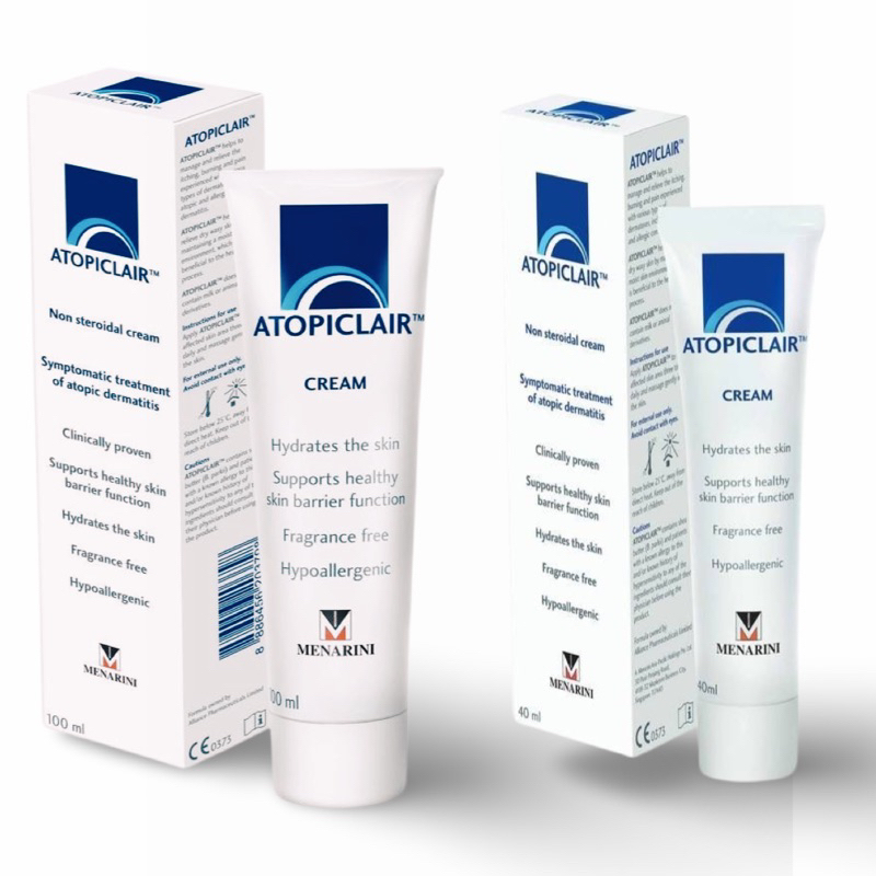 Atopiclair cream 40ml exp.02/2026,100mlexp. 04/2026 ครีมให้ความชุ่มชื้น สำหรับผู้ที่ ผิวแห้ง เป็นขุย