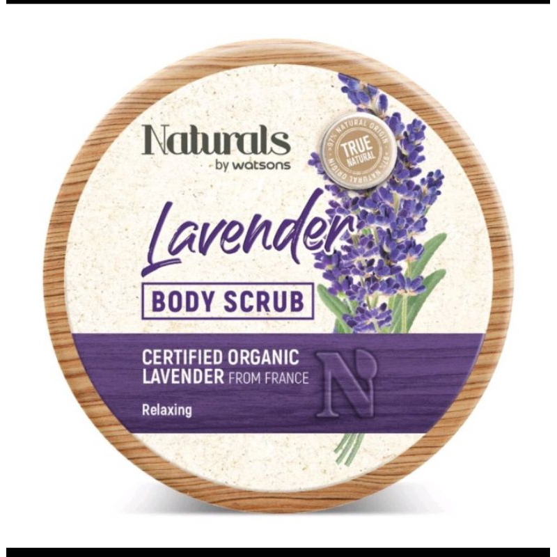 Naturals by Watsons Lavender Body Scrub (1กระปุก200g.)เนเชอรัล บาย วัตสัน ทรู เนเชอรัล ลาเวนเดอร์ บอ