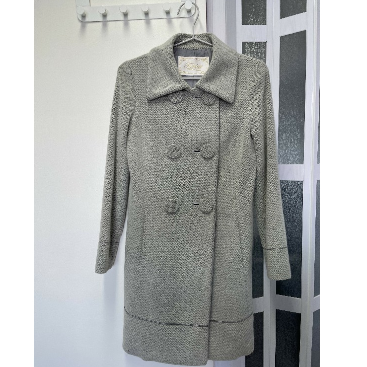 Fabulous Cecil McBee เสื้อโค้ท ขนสัตว์ วูลโค้ทสีเทาอ่อน แบรนด์ญี่ปุ่น #เสื้อมือสอง