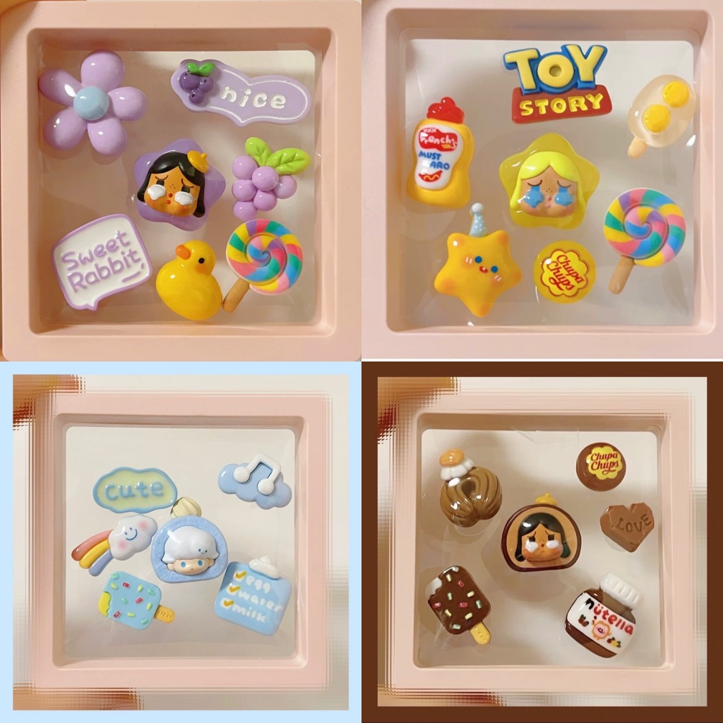 [เก็บโค้ดใน live ลด150] Jibbitz crybaby popbean set