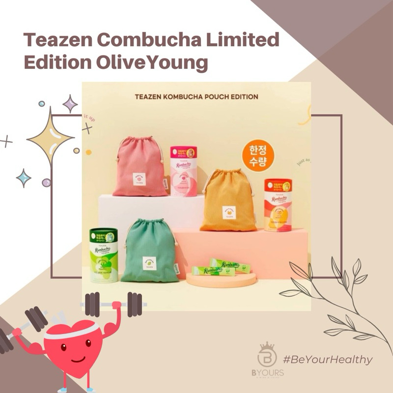 Teazen Combucha Limited Edition OliveYoung