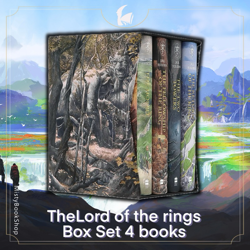 [พรีออร์เดอร์ 9-14 วัน] The Lord of the Rings ปกแข็งภาษาอังกฤษ Boxed Set 4 เล่ม จบ / JRR Tolkein / แ