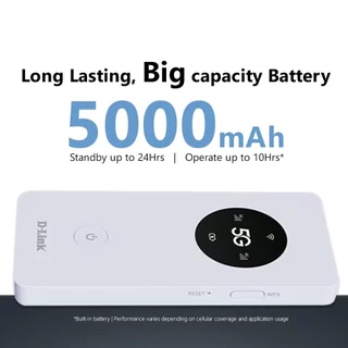 เร้าเตอร์ใส่ซิม D-Link (DWR-U2000) 5G/4G/LTE Pocket Dual Band Wifi Router- รับประกัน 3 ปี