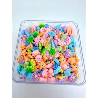 B028 เรซิ่นรวมสัตว์ทะเลจิ๋ว 3D (ชุด 10 ชิ้น) คละแบบ อุปกรณ์ตกแต่ง งาน DIY แต่งเคสโทรศัพท์ งานฝีมืออื่นๆ พร้อมส่งจากไทย