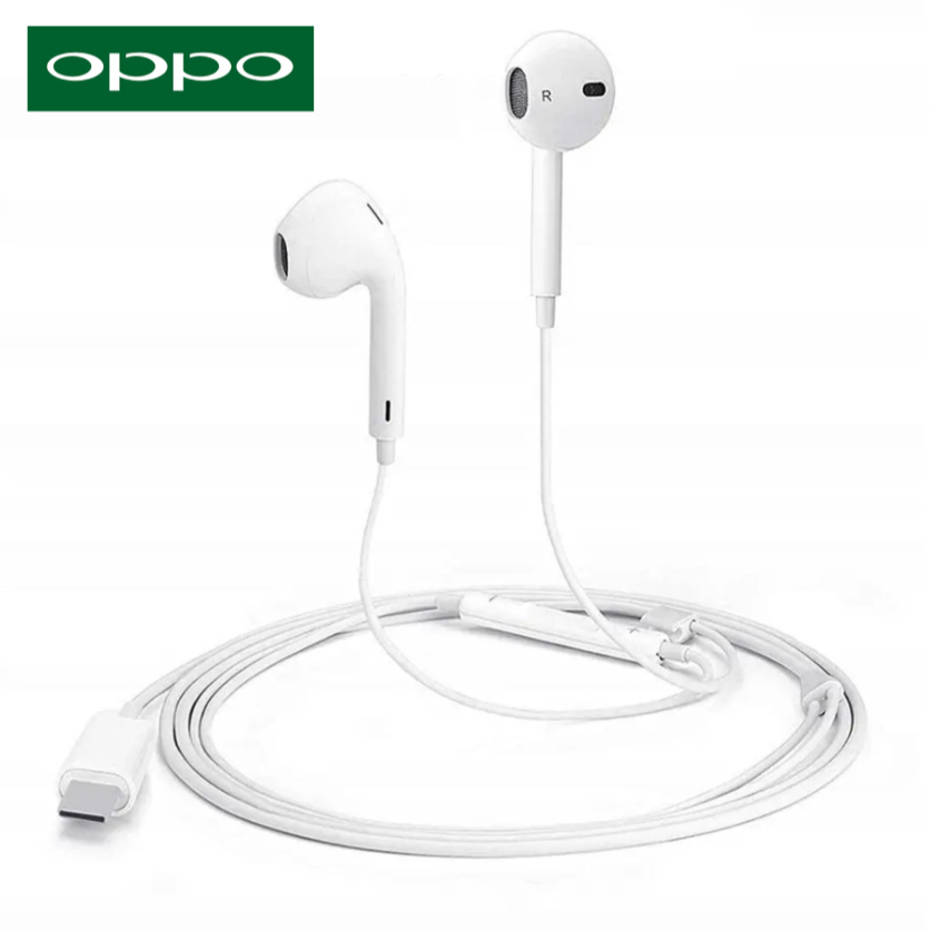 หูฟัง สมอลทอล์ค OPPO Type-C สำหรับ ออปโป้ Reno10 Pro Plus ไทป์ซี สวมใส่สบาย เสียงดี เบสนุ่ม รับ-วางสายปุ่มปรับระดับเสียง