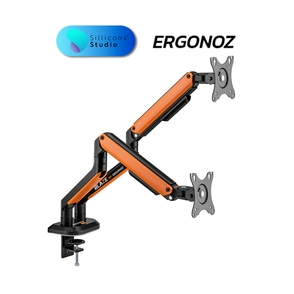 ERGONOZ ขาตั้งจอคอม แขนจับจอ ขาตั้งจอ ขาตั้งจอคอมพิวเตอร์ Monitor Arm รุ่น BLAZE สำหรับหน้าจอ 17 - 32 นิ้ว