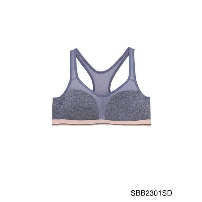 Sabina เสื้อชั้นใน sportbra  รหัส SBB2301 ไม่มีโครง สปอตบรา  แบบสวมใส่สบายกระชับ  ออกกำลัง ได้ ปานกลาง ถึงหนัก