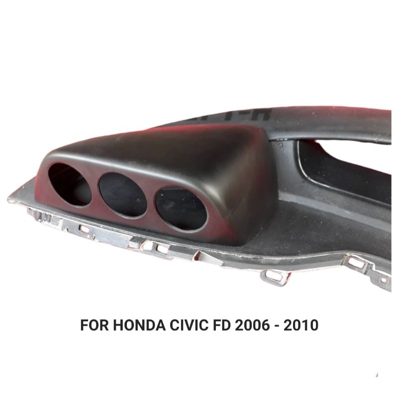 กล่องใส่เกจวัด HONDA CIVIC FD 2006-2010(กล่องใส่เกจวัด3ช่อง)