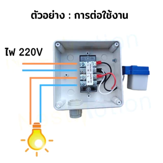 สวิตช์แสงแดด สวิตซ์อัตโนมัติ เปิดปิดอัตโนมัติ 50-60Hz Photocell สวิตช์ไฟถนนตัวควบคุมภาพเซ็นเซอร์ - Sensor Street Light