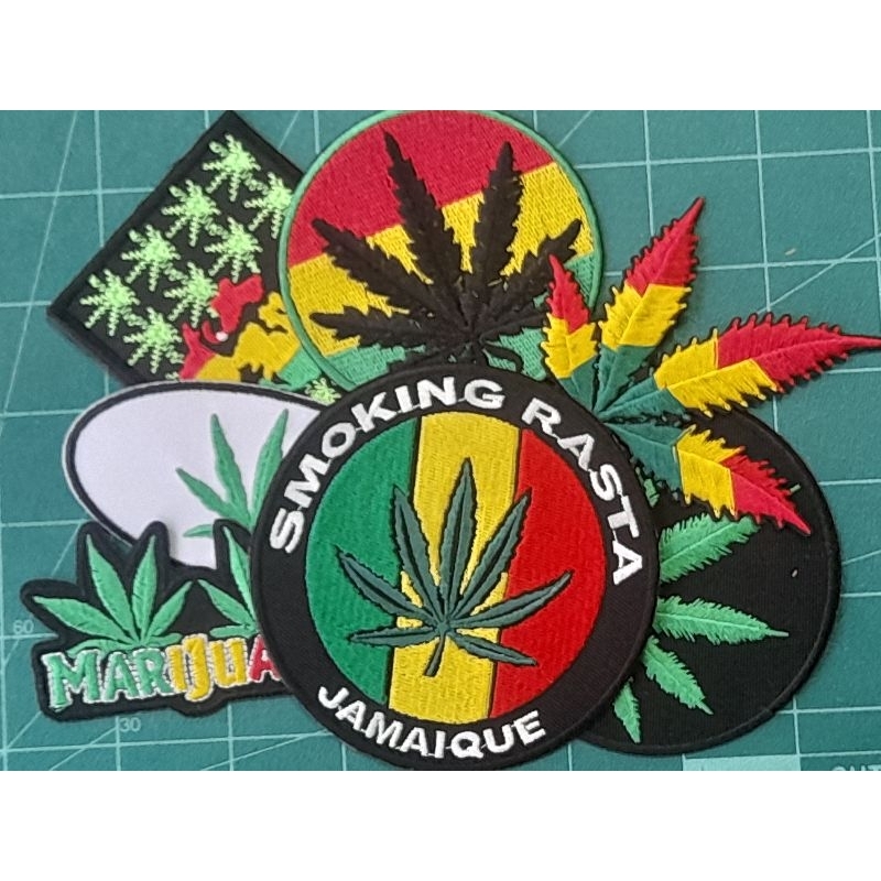 (เพิ่มลายใหม่ 20/12/66) ตัวรีดติดเสื้อ ติดกระเป๋า เป้ หมวก DIY แบบมีกาวในตัว Patches ติดง่าย ติดแน่น Set A รวมกัญจ์
