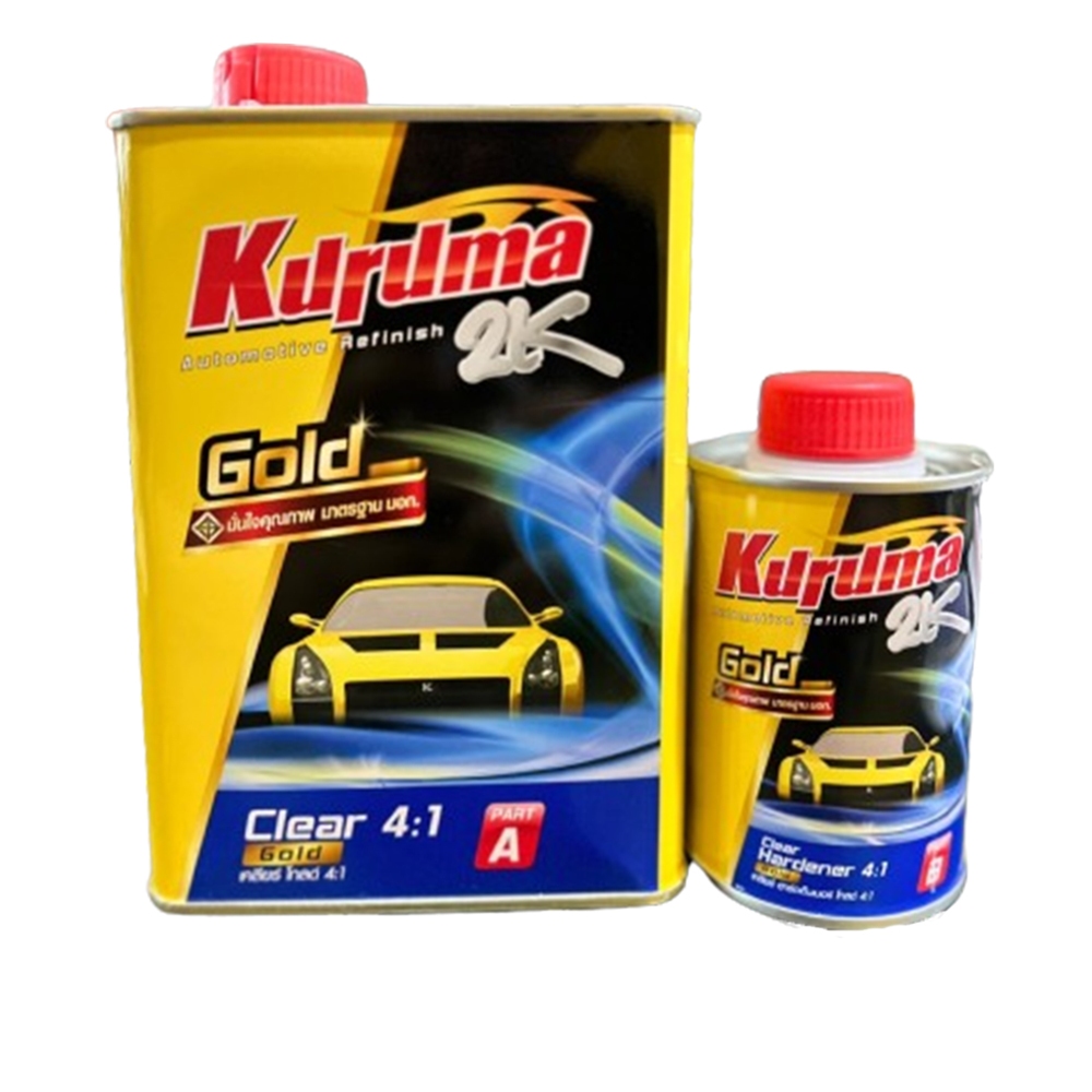 แลคเกอร์ 2K TOA KURUMA 4:1 [ชุดเล็ก] เคลือบเงา พร้อมน้ำยา  (เนื้อ 0.8 ลิตร ฮาร์ดเดนเนอร์ 0.2 ลิตร)