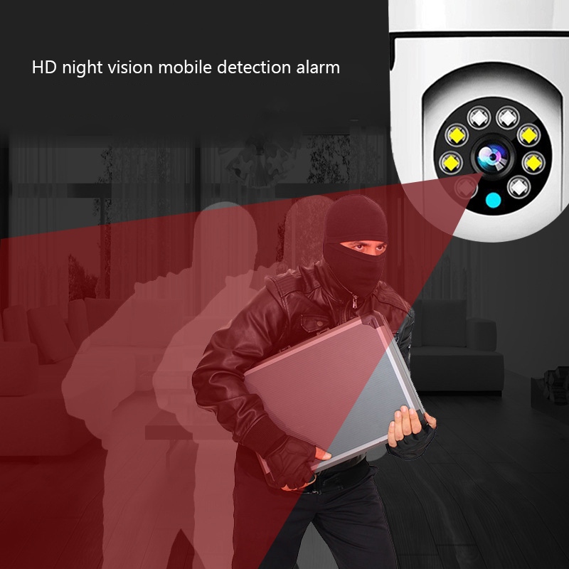 (YIIOT app)กล้องหลอดไฟ E27 ip camera cctv ไร้สาย ดูผ่านมือถือ กล้องวงจรปิด 360 องศา 2ล้านพิกเซล wifi full HDกล้องอินฟาเร
