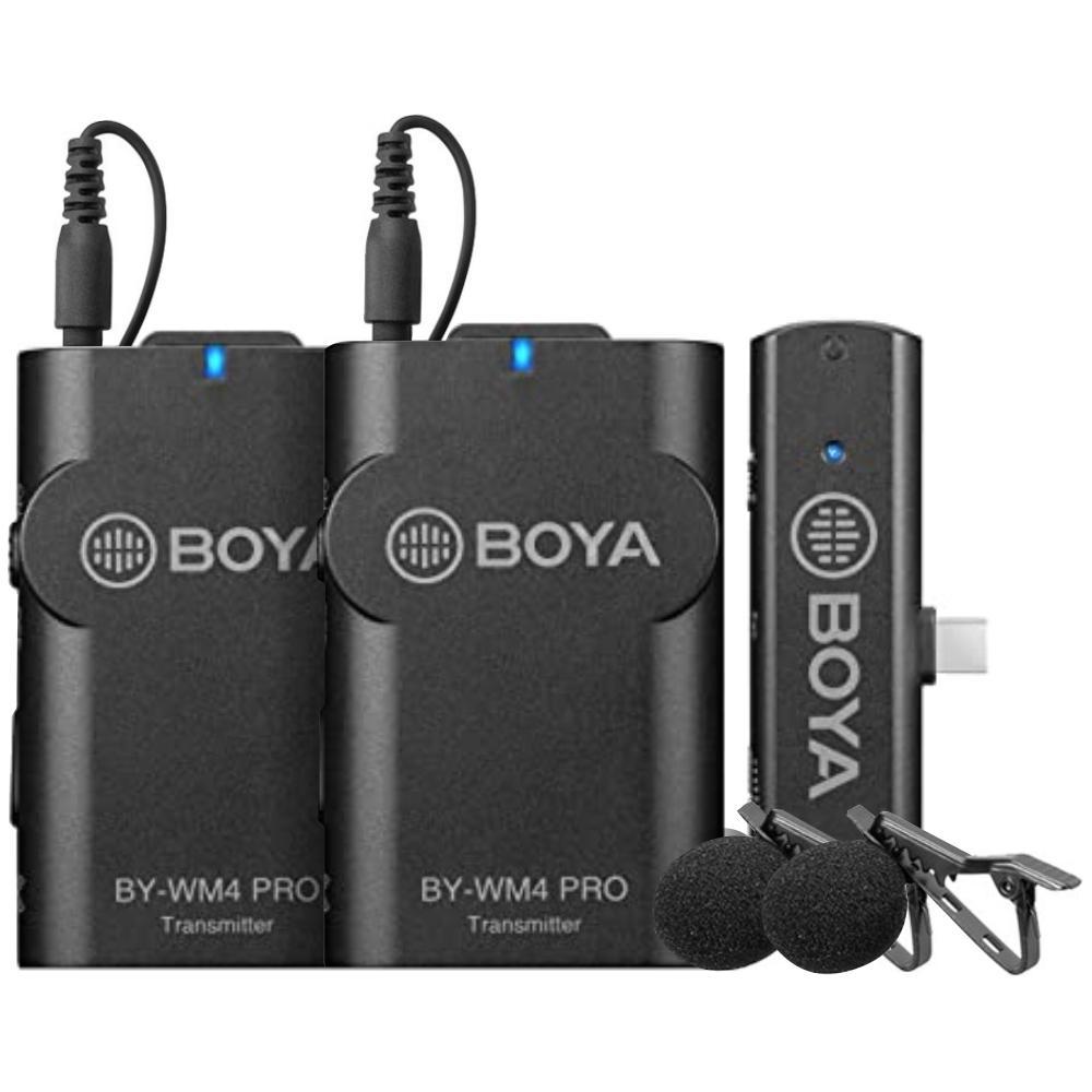 BOYA BY-WM4 PRO-K6 2.4 GHz Wireless Microphone For android and other Type C devices