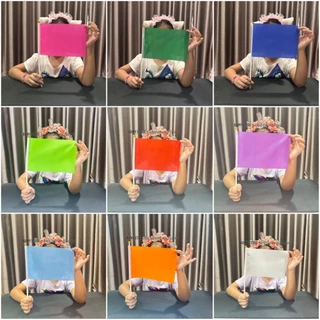 < ส่งด่วน > ธงโบกมือ สีพื้น งานขบวน กีฬาสี พาเหรด Size 14x20 cm. Waving Flag พร้อมส่งร้านคนไทย ออกบิลเงินสดได้