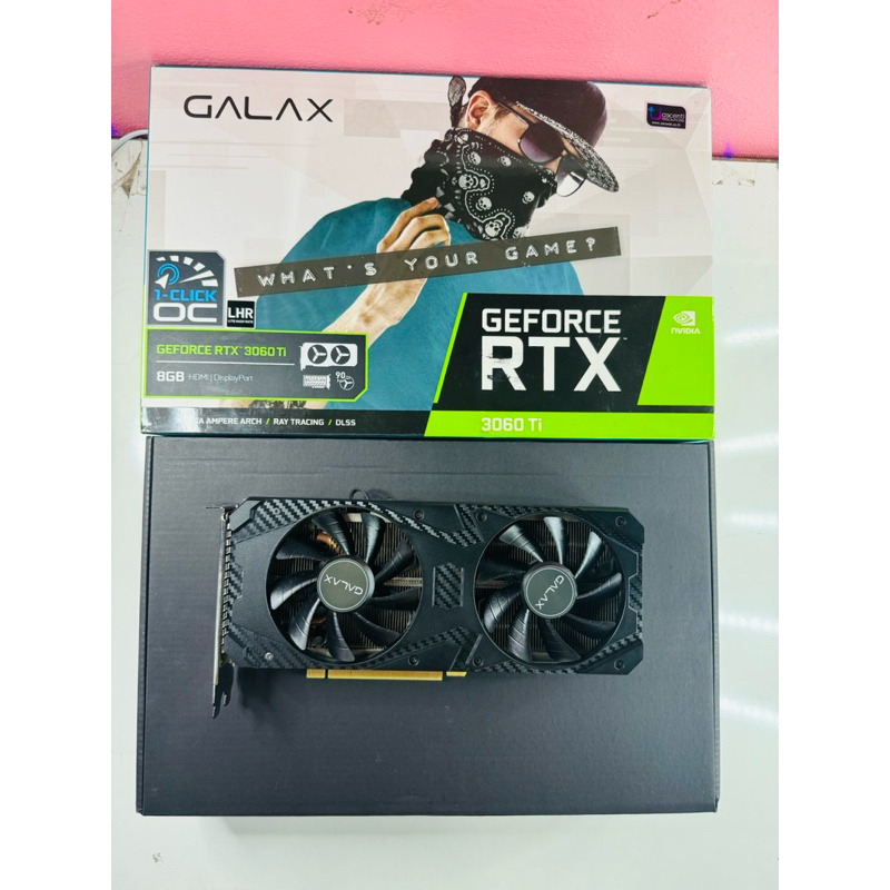 ขายการ์ดจอมือสอง GALAX 1-CLICK RTX3060Ti 8GB