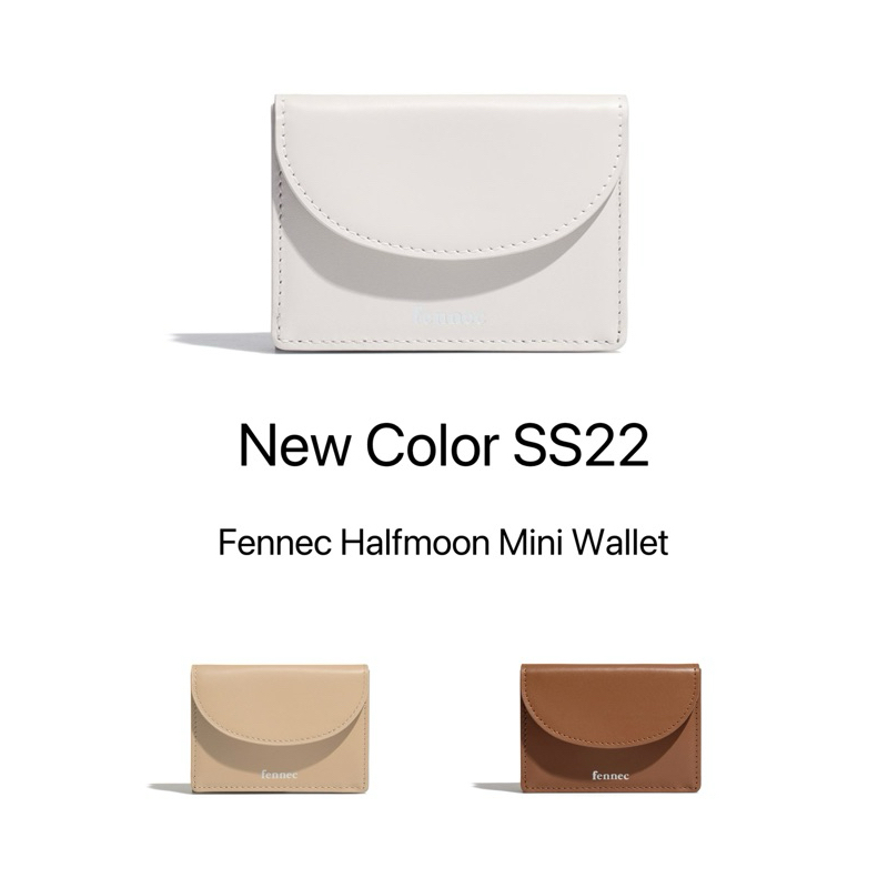 Preorder [ทักแชทก่อนกดสั่ง] Fennec รุ่น Halfmoon Mini Wallet *NEW SS22