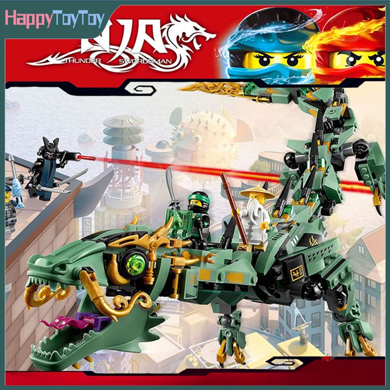 ตัวต่อ นินจา มังกร ของเล่นตัวต่อ DIY Ninja dragon ของเล่นเด็ก