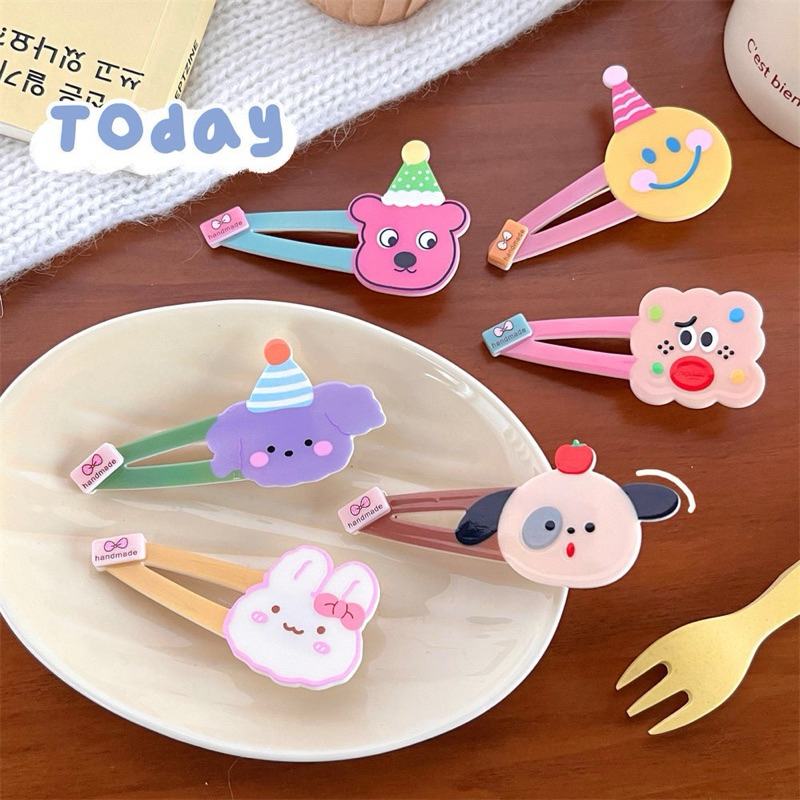 Cute 224 กิ๊บติดผม กิ๊บหนีบผมปาร์ตี้ใหญ่สไตล์เกาหลี