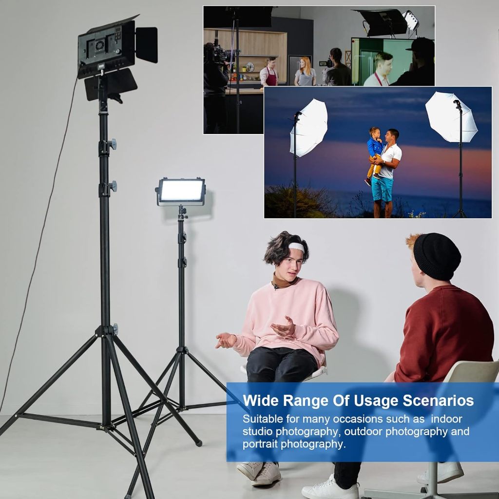 LINCOขาตั้งไฟ  2.8เมตร แข็งแรง  สำหรับงานหนักสำหรับ Studio SoftBox MonoLight และอุปกรณ์ถ่ายภาพอื่น ๆ