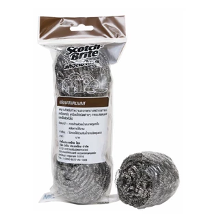 3M Cleaning ฝอยสเตนเลส ขนาดใหญ่ 25 กรัม 3 ลูก/แพ็ค